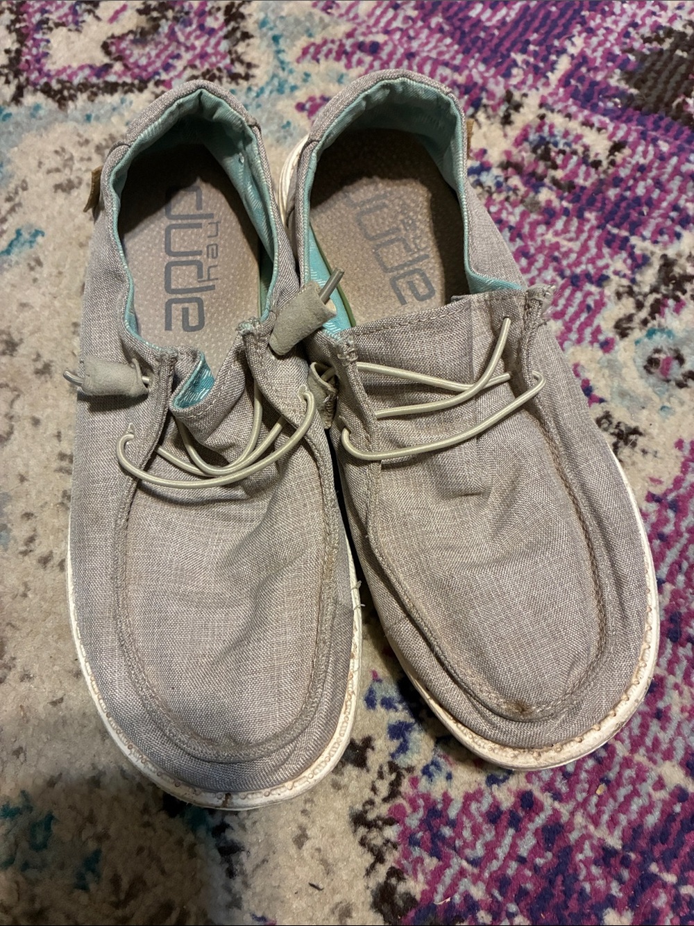 Hey Dude slip on shoes in size 8